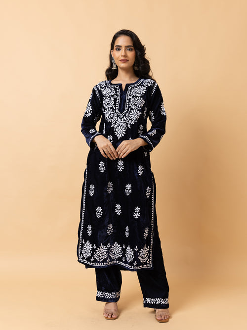 Bahaar Black Embroidered Sheer Top for Women – Lakshita